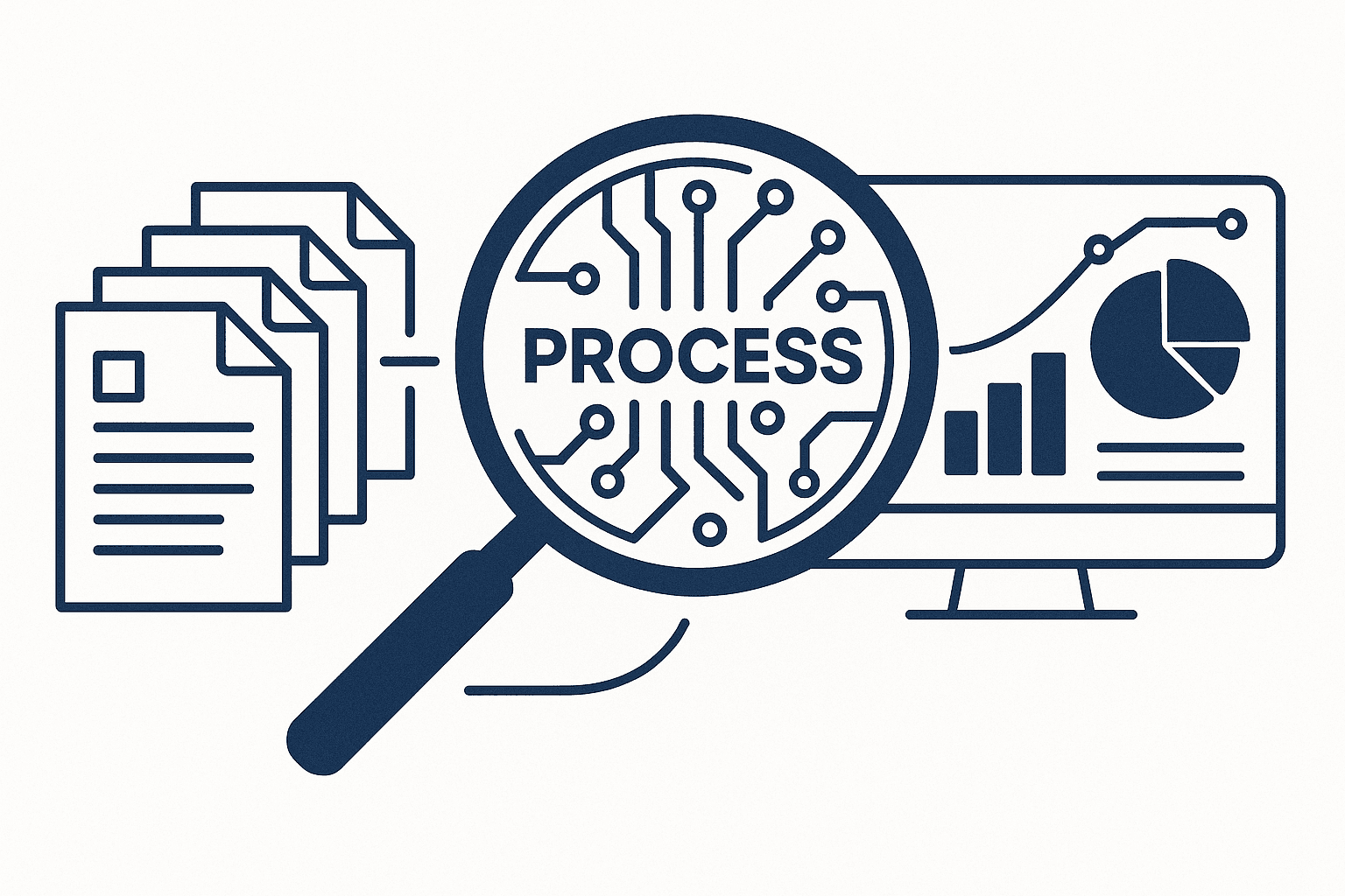 Business professional managing finances